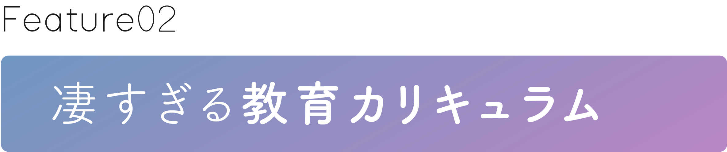 凄すぎる教育カリキュラム